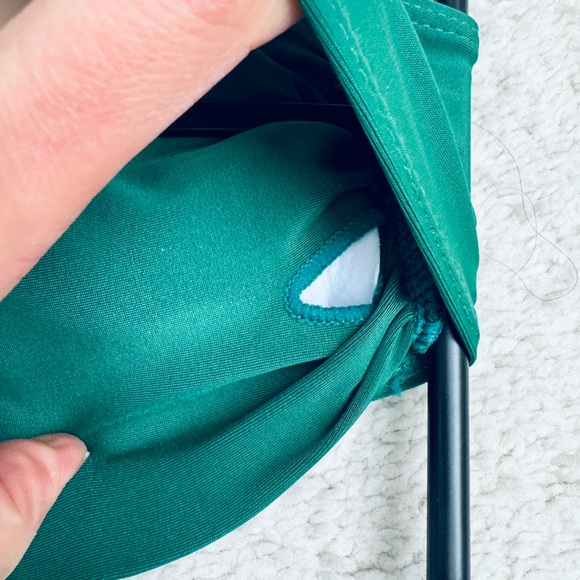 ‼️final price Green leaves jungle print 3 different ways wear reversible bikini - Picture 7 of 11